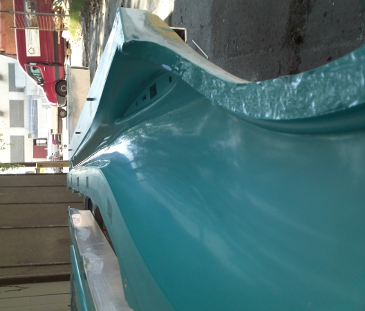 Detail view on shape of mold for SB-14