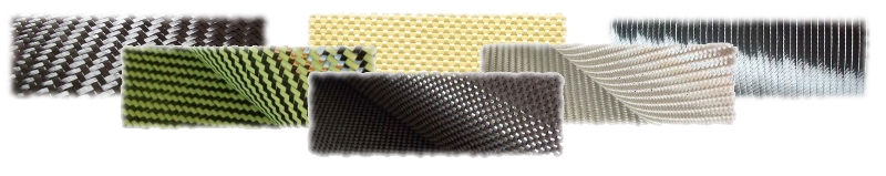 carbon, kevlar, glass and hybrid fabric